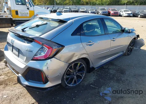 2018 Honda Civic Sport Touring from USA, damaged, VIN SHHFK7H99JU210923